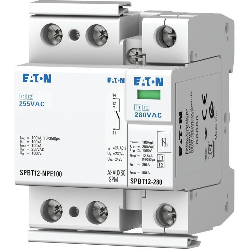 Eaton - Kombi-Ableiter für Energietechnik Überspannungsableiter-Set SPBT12-280-1+NPE-AX TN-S/TT-Set, 1+NPE
