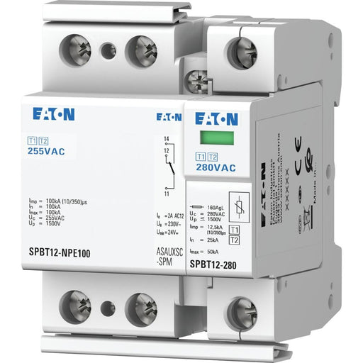 Eaton - Kombi-Ableiter für Energietechnik Überspannungsableiter-Set SPBT12-280-1+NPE-AX TN-S/TT-Set, 1+NPE