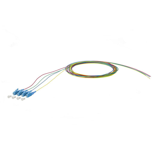 Metz Connect - LWL-Pigtail OpDAT Pigtail LC-UPC 150Q1JO0020E4 OS2 4 Farben − 4 Stück