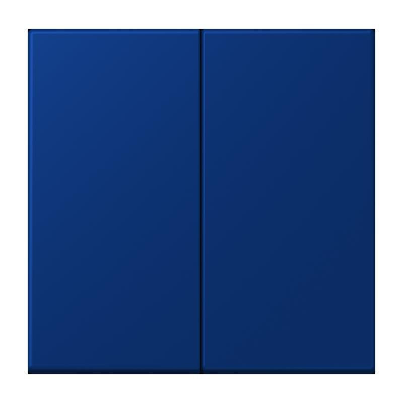 Jung - Abdeckung/Bedienelement für Installationsschalterprogramme Wippe für Taster 2fach LC 102 261 bleu outremer fonce