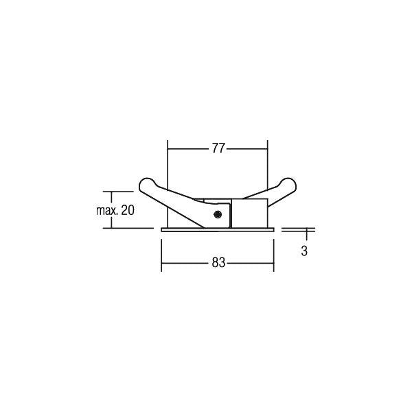 Brumberg Leuchten - Mechanisches Zubehör/Ersatzteile für Leuchten Einbauring 82030170 weiß 83mm