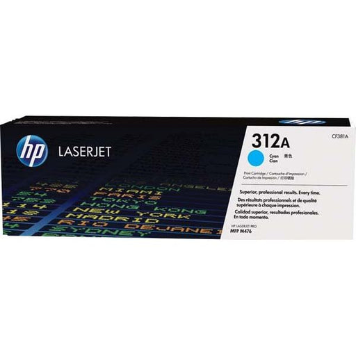 HP - Verbrauchsmaterial für Telefax/Drucker/MFC Lasertoner CF381A cy 2.700 Seiten,cyan