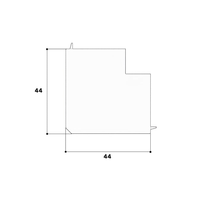GGK - Außeneck für Leitungsführungskanal Außeneck 12187  − 2 Stück
