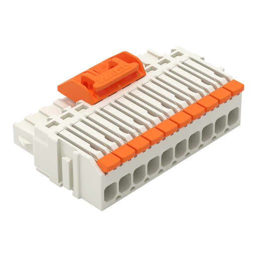 WAGO - Kabelsteckverbinder für Leiterplattensteckverbinder 1-Leiter-Federleiste,Hebel 27341110328000335000 PushinCAGECLAMP,lgr − 50 Stück