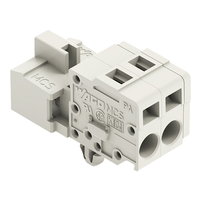 WAGO GmbH & Co. KG - Kabelsteckverbinder für Leiterplattensteckverbinder 1-Leiter-Stiftleiste 721-603/018-044 CAGECLAMP,2,5mm²,lgr − 100 Stück