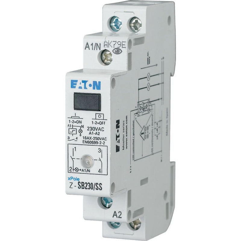 Eaton - Stromstoßschalter Stromstossschalter Z-SB24/SS LED 24VAC/16A/2S