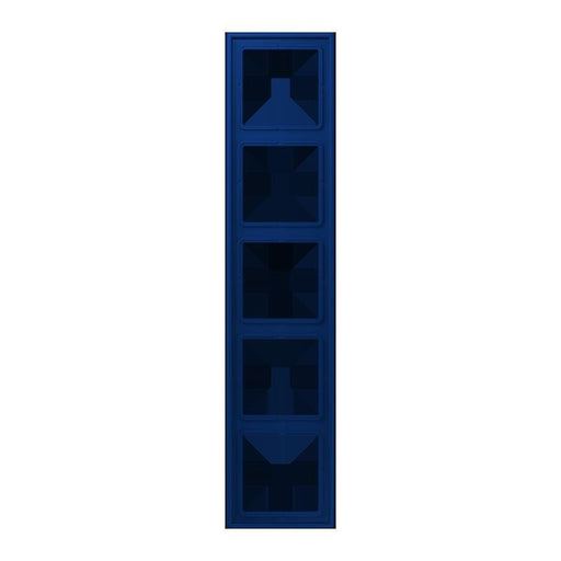 Jung - Abdeckrahmen Rahmen 5-fach LC 985 261 bleu outremer fonce