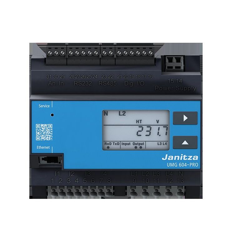 Janitza Electronic - Kombimessgerät Netzanalysator UL UMG 604E-PRO 24V(UL) 20-50VAC, 20-70VDC