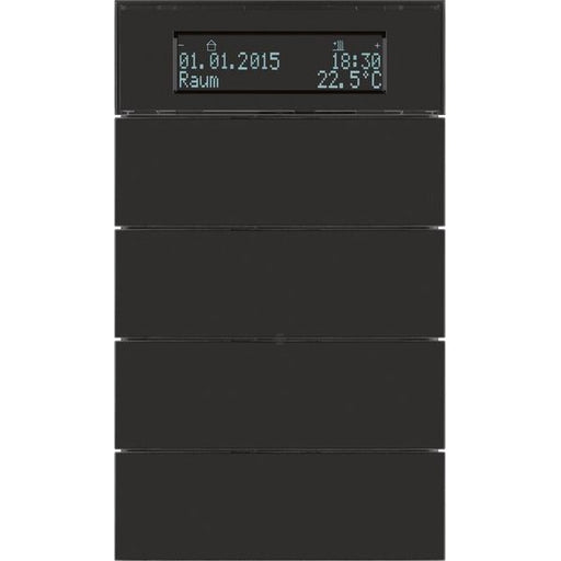 Berker - Bussystem-Mehrfach Bediengerät Tastsensor 4fach 75664592 Glas schwarz