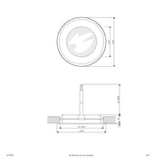EVN Lichttechnik - Bodeneinbauleuchte LED-Bodenleuchte IP67 L67101002 3000K 12V