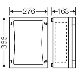Hensel - Leergehäuse ENYSTAR-Leergehäuse FP 0231 216x306x136mm