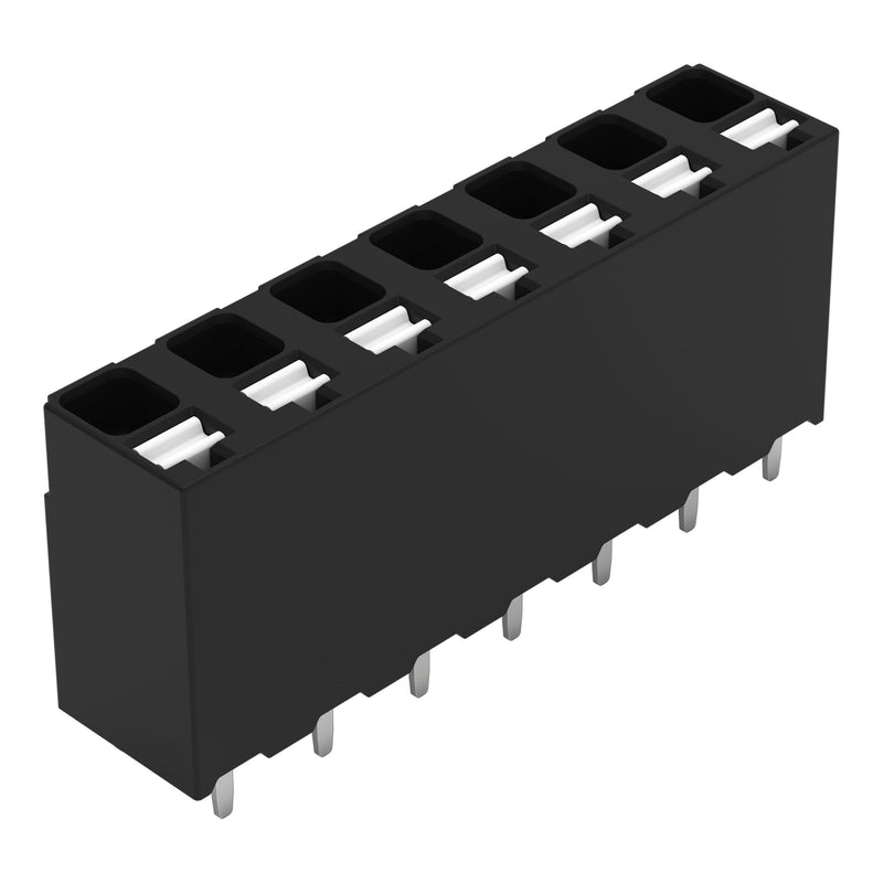 WAGO GmbH & Co. KG - Leiterplattenklemme THR-Leiterplattenklemme 2086-3107 Drücker,1,5mm²,sw − 96 Stück