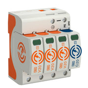 OBO Bettermann - Überspannungsableiter für Energietechnik/Stromversorgung SurgeController V20 V20-3+NPE-280 dreipolig mit NPE − 1 Stück