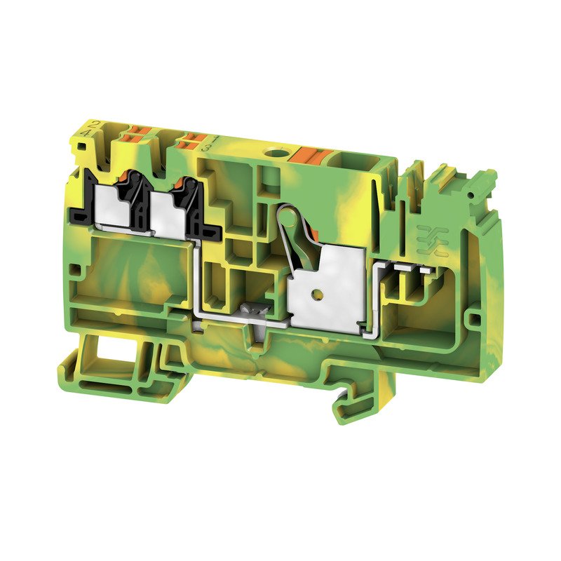 Weidmüller - Durchgangs-Reihenklemme Klemme AAP12 10/4X2.5 PE-LI PUSH IN, 10 mm² − 20 Stück