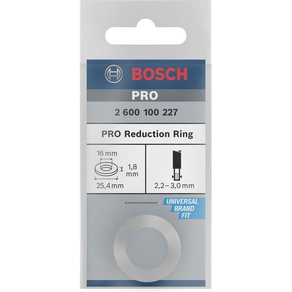 Bosch - Systemzubehör für Sägen (Akku/elektrisch/Druckluft) Reduzierring für PRO 2600100227 Kreissägeblatt 25.4