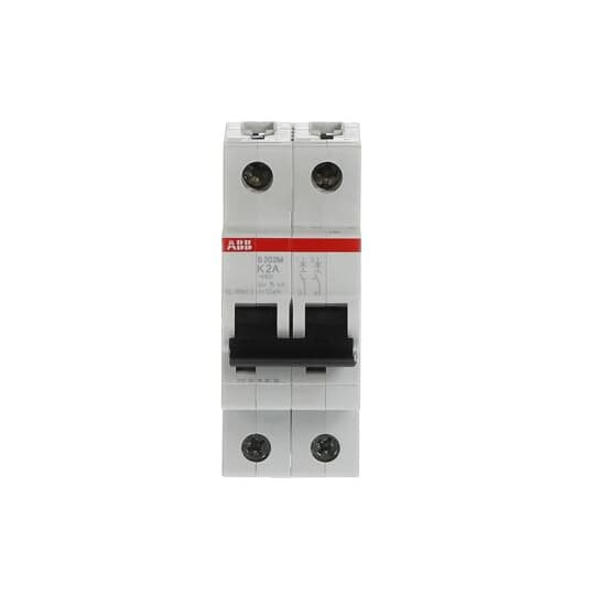 ABB Stotz S&J - Leitungsschutzschalter Sicherungsautomat S202M-K2 10kA 2A K 2p