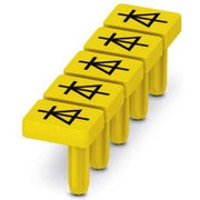 Phoenix Contact - Warn-/Hinweisschild Warnschild WS-DIO PT 2,5 ge/sw, 5,2mm − 10 Stück