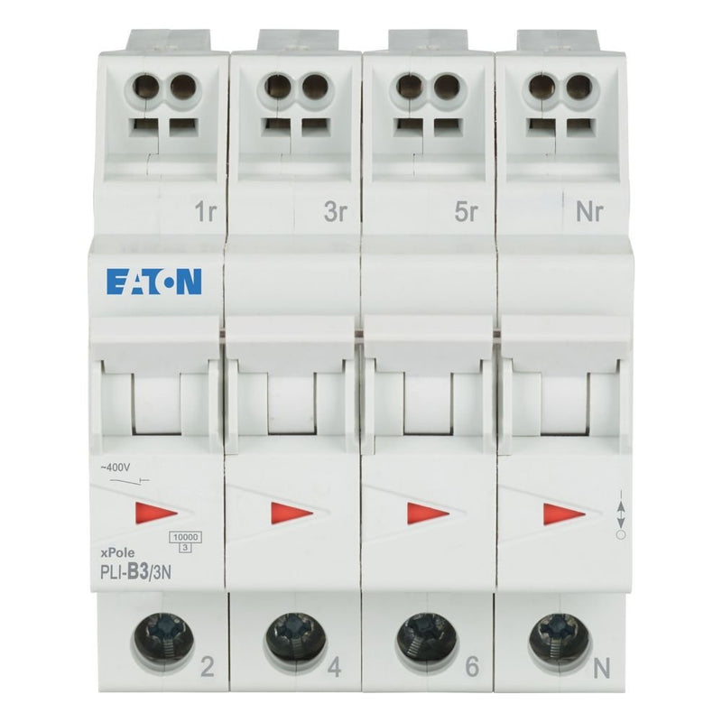 Eaton - Leitungsschutzschalter PLI-B3/3N 3 A, 3p+N,Steckkl. B