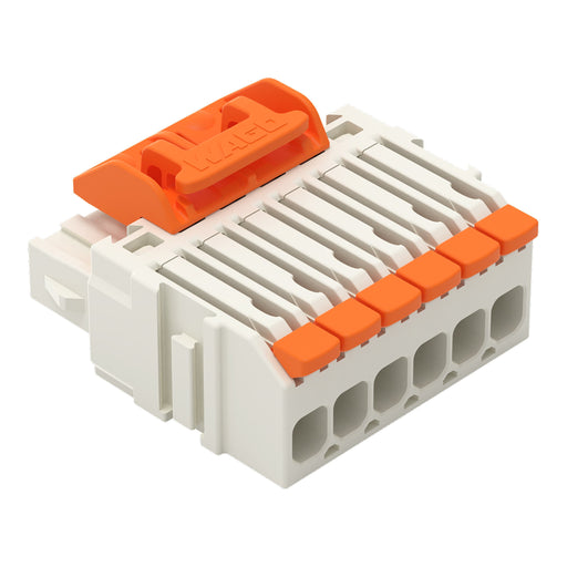 WAGO - Kabelsteckverbinder für Leiterplattensteckverbinder 1-Leiter-Federleiste,Hebel 2734-1106/328-000 PushinCAGECLAMP,lgr − 50 Stück