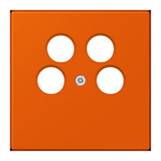 Jung - Einsatz/Abdeckung für Kommunikationstechnik Abdeckung für SAT-TV LC 990-4 SAT2 260 orange vif (4320S)