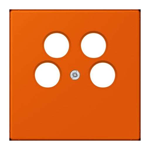 Jung - Einsatz/Abdeckung für Kommunikationstechnik Abdeckung für SAT-TV LC 990-4 SAT2 260 orange vif (4320S)