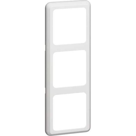 Peha - Abdeckrahmen Rahmen 3-fach sw D 773.19 waage/senkrecht