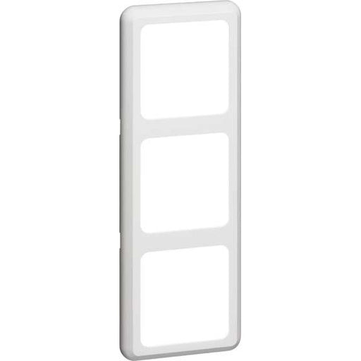 Peha - Abdeckrahmen Rahmen 3-fach sw D 773.19 waage/senkrecht