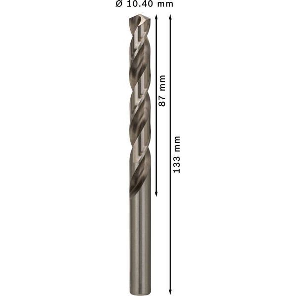 Bosch - Bohrer PRO Metal HSS-G 2608585525 Spiralbohrer 10,4 x