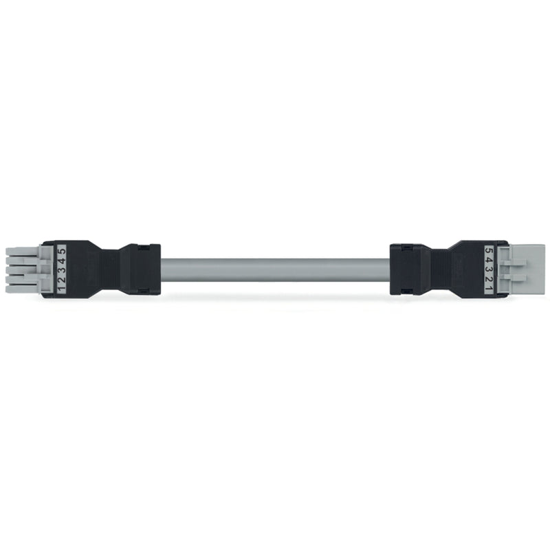 WAGO - Konfektionierte Leitung für steckbare Gebäudeinstallation konfekt.Verbindungsleitung 891-8995/006-703 Eca,Buchse Stecker