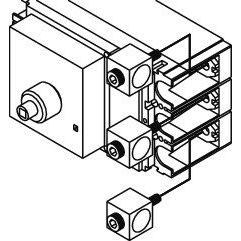 Hensel - Verteilerbaugruppe Klemmen Direktanschlußklemme MK 0108 − 1 Stück
