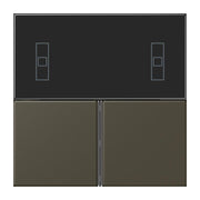 Jung - Abdeckung/Bedienelement für Installationsschalterprogramme Tastensatz 3fach LC 4093 TSA 241 ombre naturelle 31