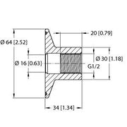 Turck - Zubehör/Ersatzteile für Befehlsgeräte Prozessadapter NCLS-TC50