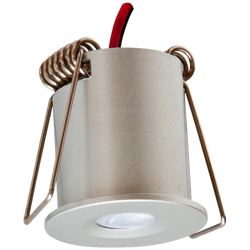 EVN Lichttechnik - Downlight/Strahler/Flutlicht P-LED Lichtpunkt P21031402 alu-mt IP20 12V 3W 3000K rd