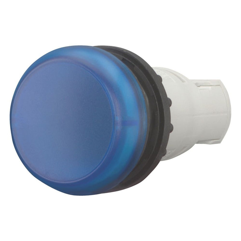 Eaton - Frontelement für Leuchtmelder Leuchtmelder,compact M22-LC-B flach,blau − 10 Stück