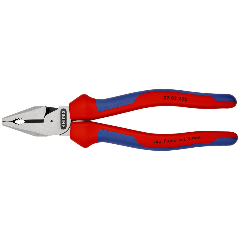 Knipex - Kombizange Kraft-Kombizange 02 200 SB schwarz, 200mm