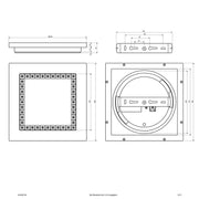 EVN Lichttechnik - Decken-/Wandleuchte LED-Anbauleuchte ALQ250140