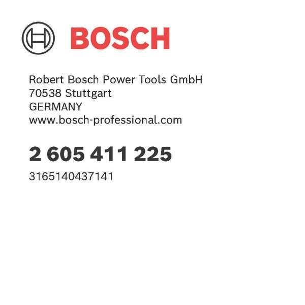 Bosch - Systemzubehör für Schleifen/Polieren (Akku/elektrisch/Druckluft) Staubbeutel, 2605411225 Papierfilterbeutel