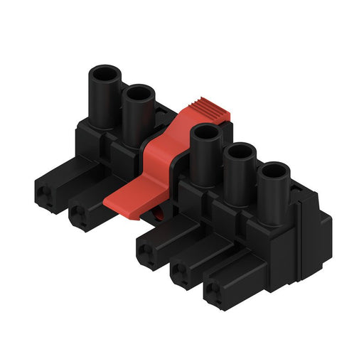 Weidmüller - Kabelsteckverbinder für Leiterplattensteckverbinder Verbinder 7.62mm BLZ 7.62I#1398890000 − 30 Stück