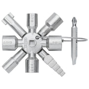 Knipex - Schlüssel für Gehäuse/Schränke TwinKey 00 11 01 für Absperrsys. 92mm