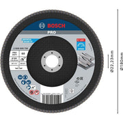 Bosch - Trenn-/Schleifscheibe PRO X571 2608606738 Fächerschleifscheibe