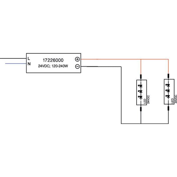 Brumberg Leuchten - LED-Betriebsgerät LED-Netzgerät IP65 17226000 24V DC, 240W
