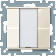 Schneider Electric - Bussystem-Tastsensor Taster 2fach plus MTN617244 weiß glänzend