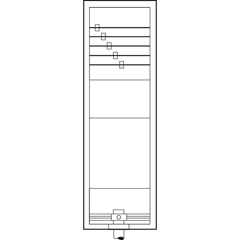 ABN - Anschlussschrank Anschlußgehäuse GAG167N BH 6 SAS5x355A