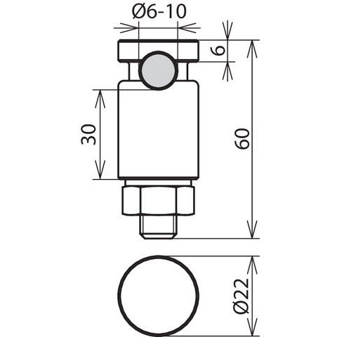 DEHN - Verbinder für Blitzschutz KS-Verbinder NIRO KSVL 6.10 FER V2A Rd 6-10mm