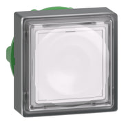 Schneider Electric - Frontelement für Drucktaster Leuchttaster ZB5CW313 fl, quadr. f.LED ws