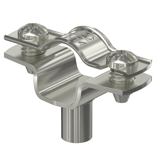 OBO Bettermann - Befestigungsschelle für Kabel/Rohre Abstandschelle ASG 732 14 A4 m. Gewindea. 12-14mm − 25 Stück