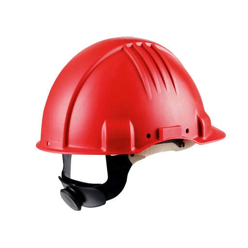 3M - Schutzhelm Hitzeschutzhelm G3501 G3501MR rot,Ratsche,Leder − 20 Stück