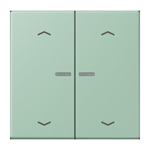 Jung - Bedienelement intelligent Taster mit Pfeilsymbolen BT LC 17102 P 217 vert anglais clair