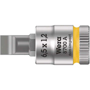 Wera - Schlitzschrauben-Einsatz für Steckschlüssel Zyklop Bit-Nuss 05003322001 1,2x6,5x28,0
