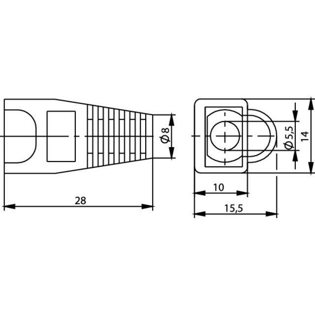 Telegärtner - Knickschutz Knickschutztülle grün 100001221 für MP8 (D = 5,5) − 100 Stück